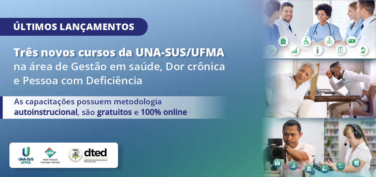 ÚLTIMOS LANÇAMENTOS: 3 novos cursos na área de Gestão em Saúde, dor crônica e pessoa com deficiência