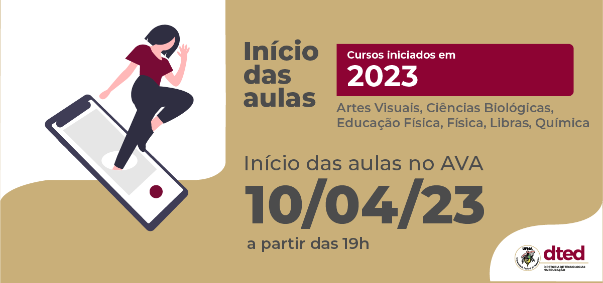 INFORME: Início das aulas dos cursos de graduação EAD 2023 começam no dia 10 de abril